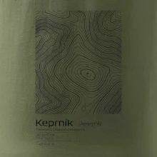 Keprník - vrstevnice v obdélníku