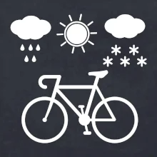 Cyklista za každého počasí