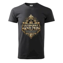 Listopadový gentleman zlatý art deco motiv