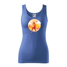 Barevný párový motiv na hory