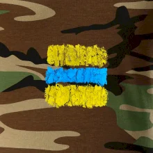 Turistická Cyklo značka - žluto modrá