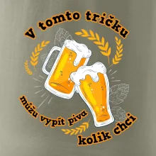 V tomto tričku můžu vypít piva kolik chci