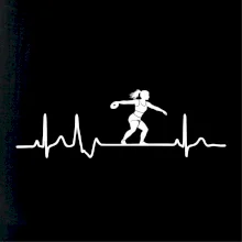 EKG hod diskem