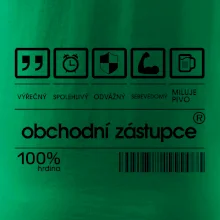 Čárový kód obchodní zástupce