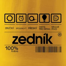 Čárový kód zedník