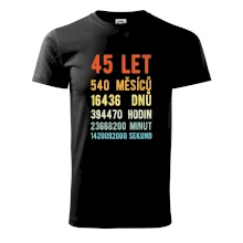 Narozeniny 45 přepočet času