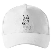 Německý ovčák černá kresba