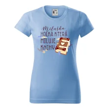 Kniha - Holka, která miluje knihy -  Vaše jméno