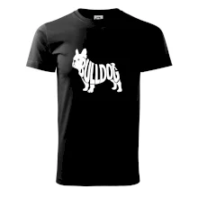 Bulldog  nápis v těle