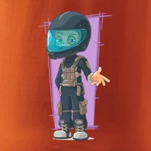 Vesmírný voják fialový