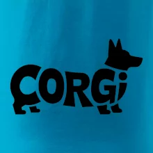 Corgi nápis v těle