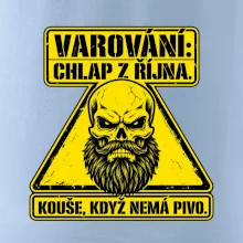 Varování chlap z října kouše když nemá pivo