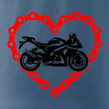 Moto srdce řetěz - supersport