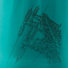 Nákres stožáru vysokého napětí