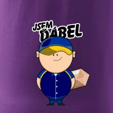 Jsem ďábel doručovatel modro žlutý