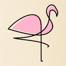 Plameňák na hubené noze