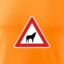 Dopravní značka - Pozor vlk