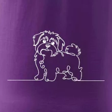 Havanský psík linka jedním tahem