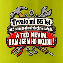 Trvalo mi  55 let, než jsem posbíral všechno nářadí