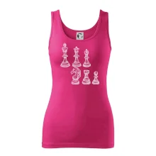 Šachové figurky kreslené