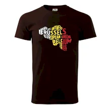 Mapy - názvy měst - Belgie