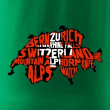 Mapy - názvy měst - Švýcarsko