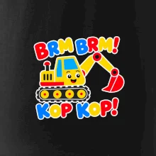 Dětský bagr brm brm kop kop
