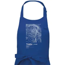 Trosky - vrstevnice v obdélníku