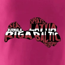 Mapy - názvy měst - Lotyšsko