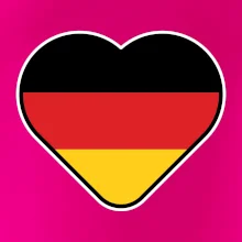 Germany love velké - Německá vlajka