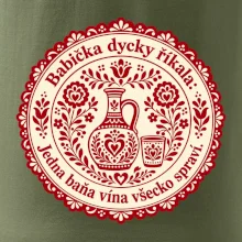 Babička dycky říkala: Jedna baňa vína všecko spraví.