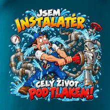 Instalatér celý život pod tlakem komiks