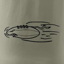 Americký fotbal letící míč