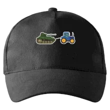 Ukrajinský traktorový pluk ulovil tank Ukrajinský traktorový pluk ulovil tank