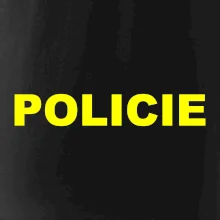 Policie Nápis žlutý