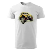 Žlutý offroad s navijákem