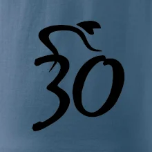 Cyklista slaví třicítku (30)