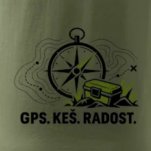 Kompas s krabičkou GPS keš radost