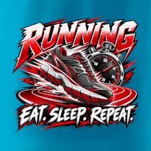 Běžecká bota se stopkami eat sleep repeat