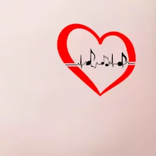 Moje srdce bije pro hudbu - srdce malé