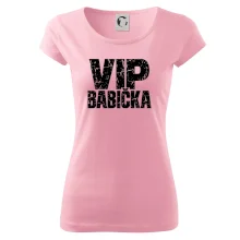 VIP babička černá grunge typografie