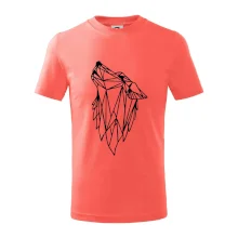 Geometrie - vlk - vyjící