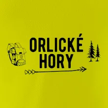 Orlické hory nápis