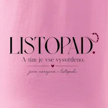 Listopad a tím je vše vysvětleno minimalistický štír
