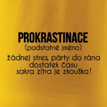Prokrastinace - TEXT
