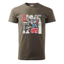 Velká Británie - kreslené ikonky