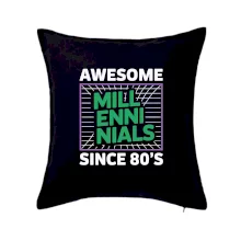 Generace Y - Zelený Awesome Millennials Since 80's