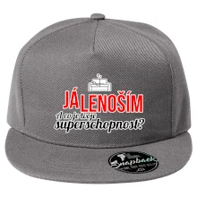 Já lenoším - tvoje superschopnost? rovný nápis