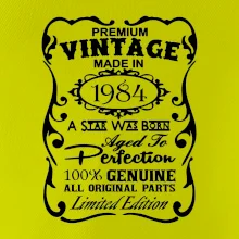 Vintage Etiketa - 1984