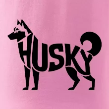 Husky nápis v těle